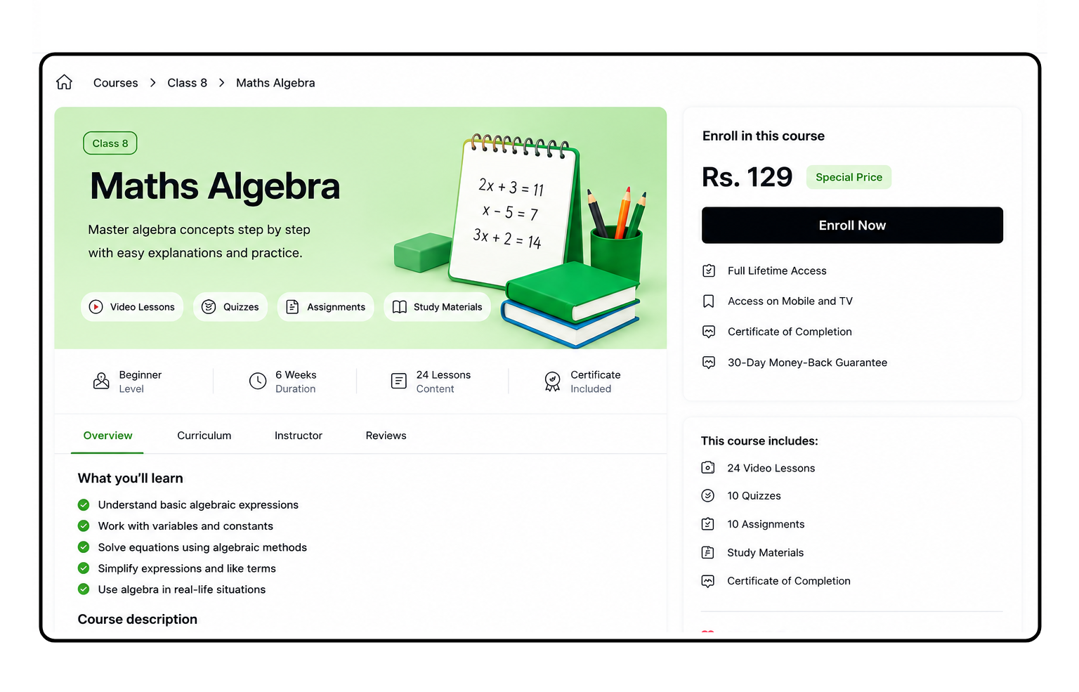 <span style="color:#000000;font-size:38px;font-weight:800;">1. </span> <span style="color:#d81b60;font-size:38px;font-weight:800;"> Enroll </span>